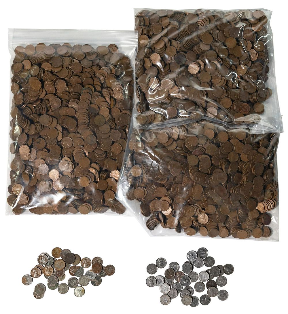 Lot 216: Lincoln Wheat 1c Assortment