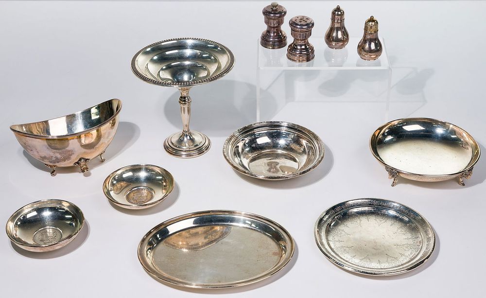 Lot 220: Sterling Silver Object Assortment