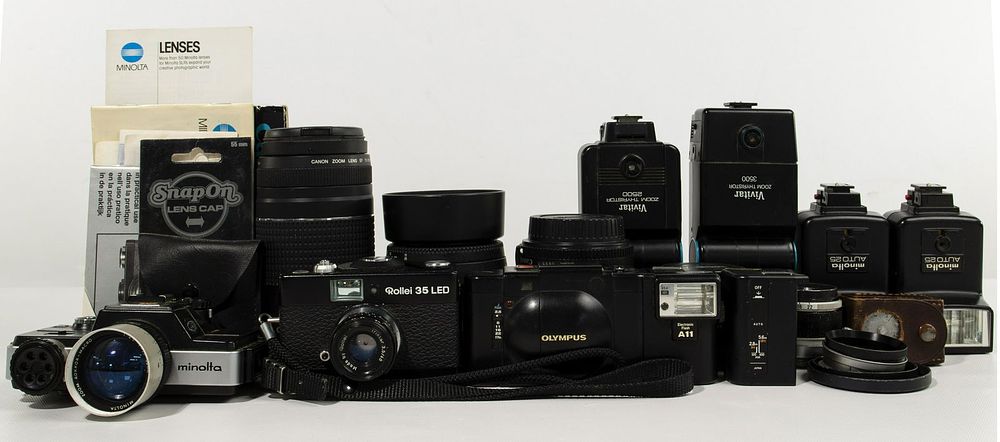 Lot 227: Camera, Lens and Accessory Assortment