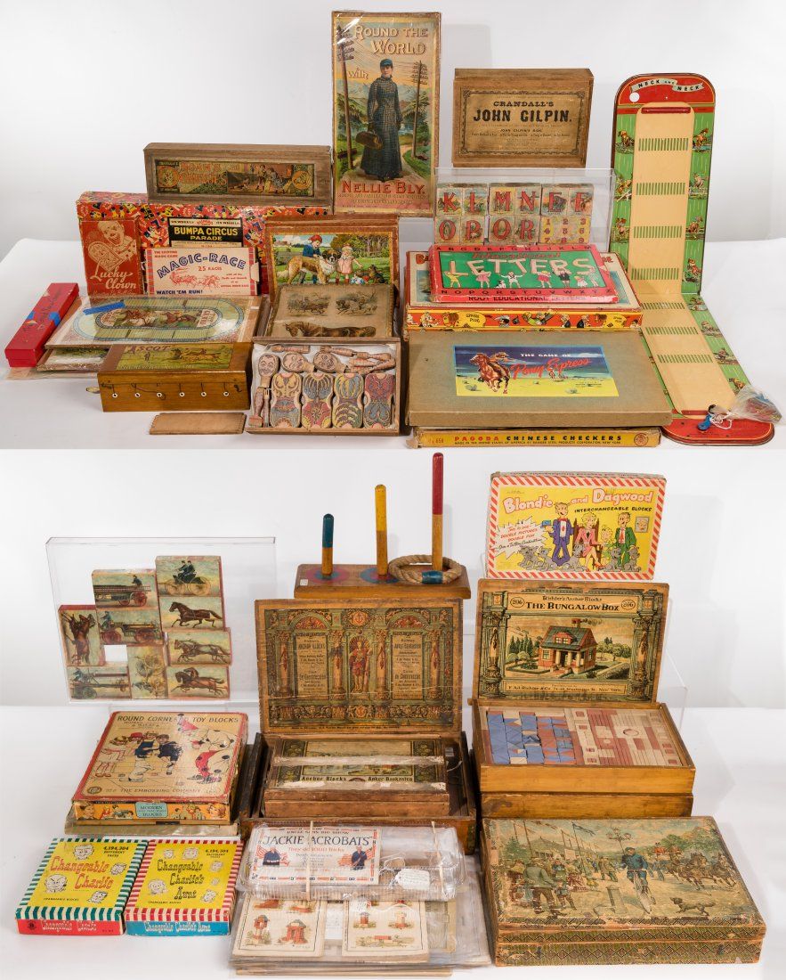 Lot 238: Board Game and Block Assortment