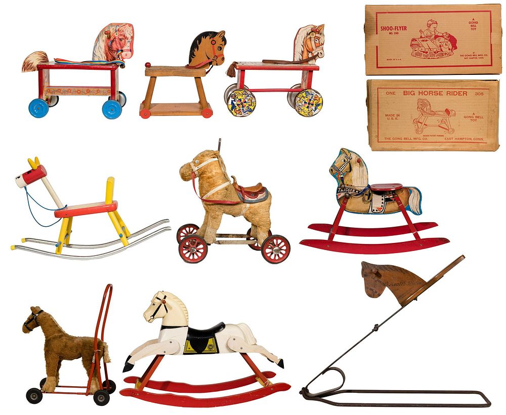 Lot 256: Rocking and Riding Horse Assortment
