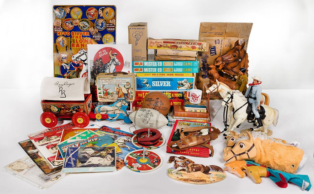 Lot 257: Roy Rogers and Lone Ranger Toy Assortment
