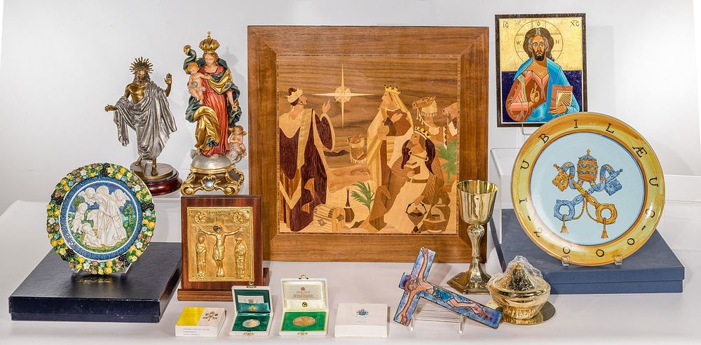 Lot 305: Religious Decorative Object Assortment