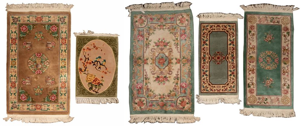 Lot 353: Asian Area Size Wool Rug Assortment