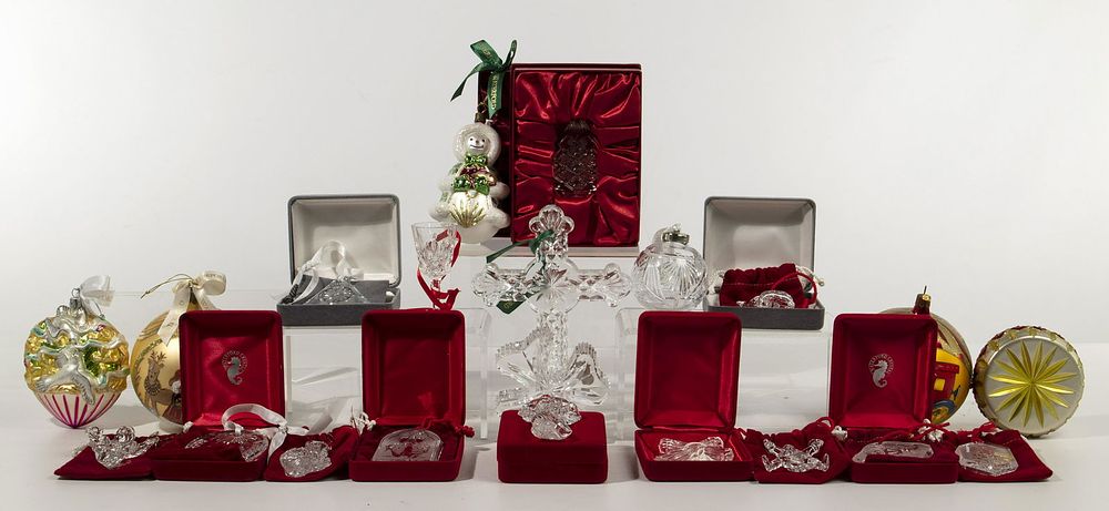 Lot 419: Waterford Crystal Holiday Assortment