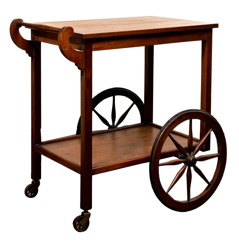 Lot 443: Mahogany Bar Cart
