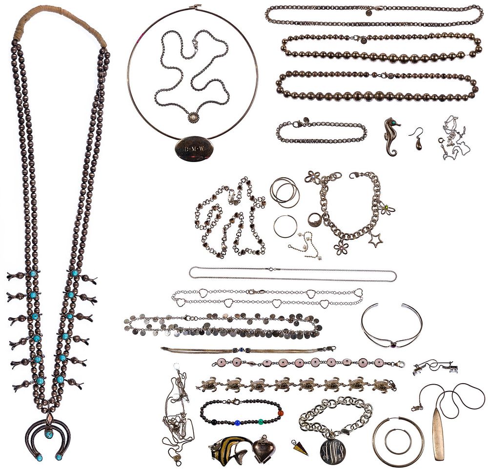 Lot 162: Tiffany, Yurman and Silver Jewelry Assortment