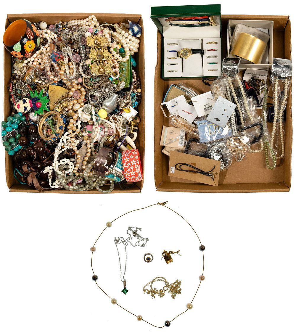 Lot 184: Gold, Designer and Costume Jewelry Assortment