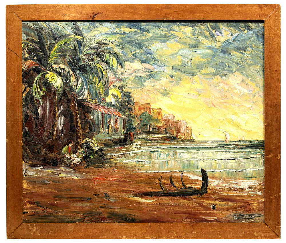 Lot 205: Lewis Vandercar (American, 1913-1988) Oil on Canvas