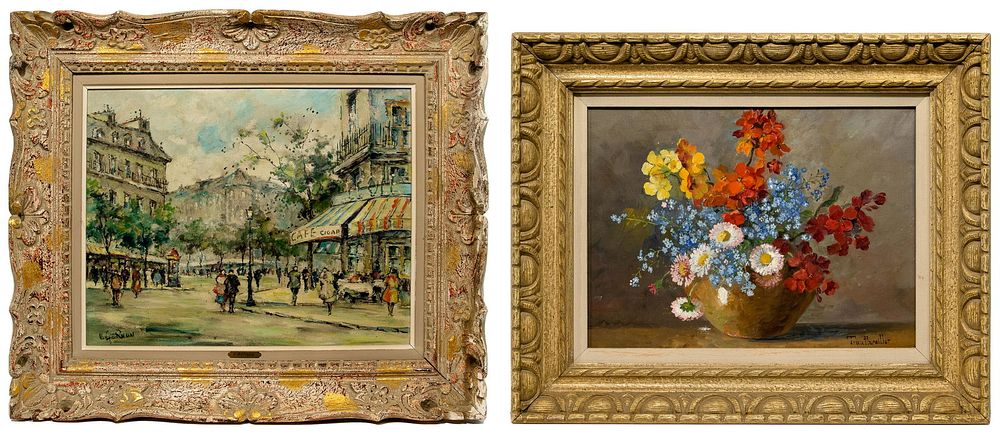 Lot 214: Stefanie Trautweiller (Austrian, 1888-1976) and V. Gernon (French, 20th Century) Oil on Canvas