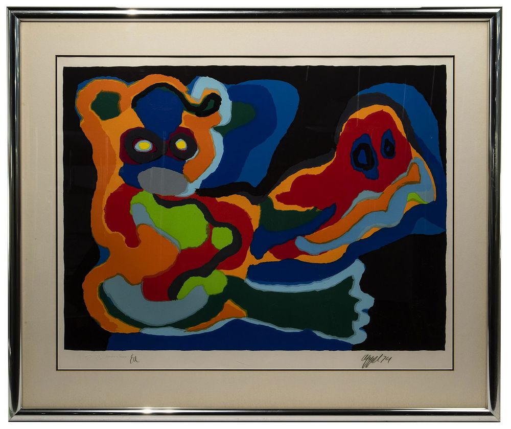 Lot 221: Karel Appel (Dutch, 1921-2006) Serigraph