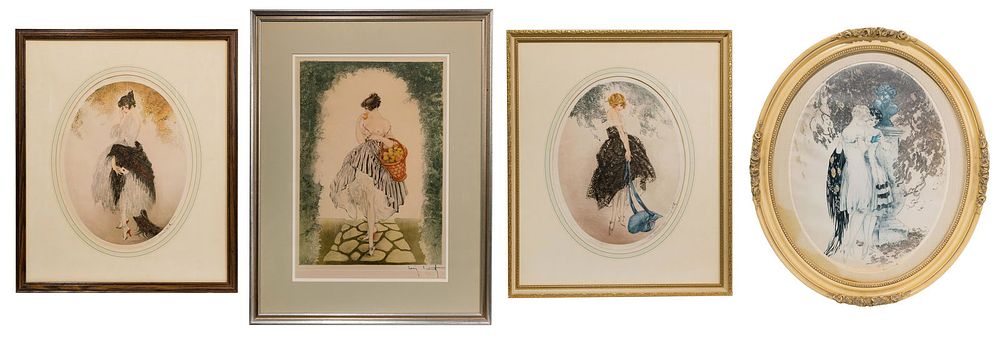 Lot 231: (After) Louis Icart (French 1888-1950) Offset Lithograph Assortment