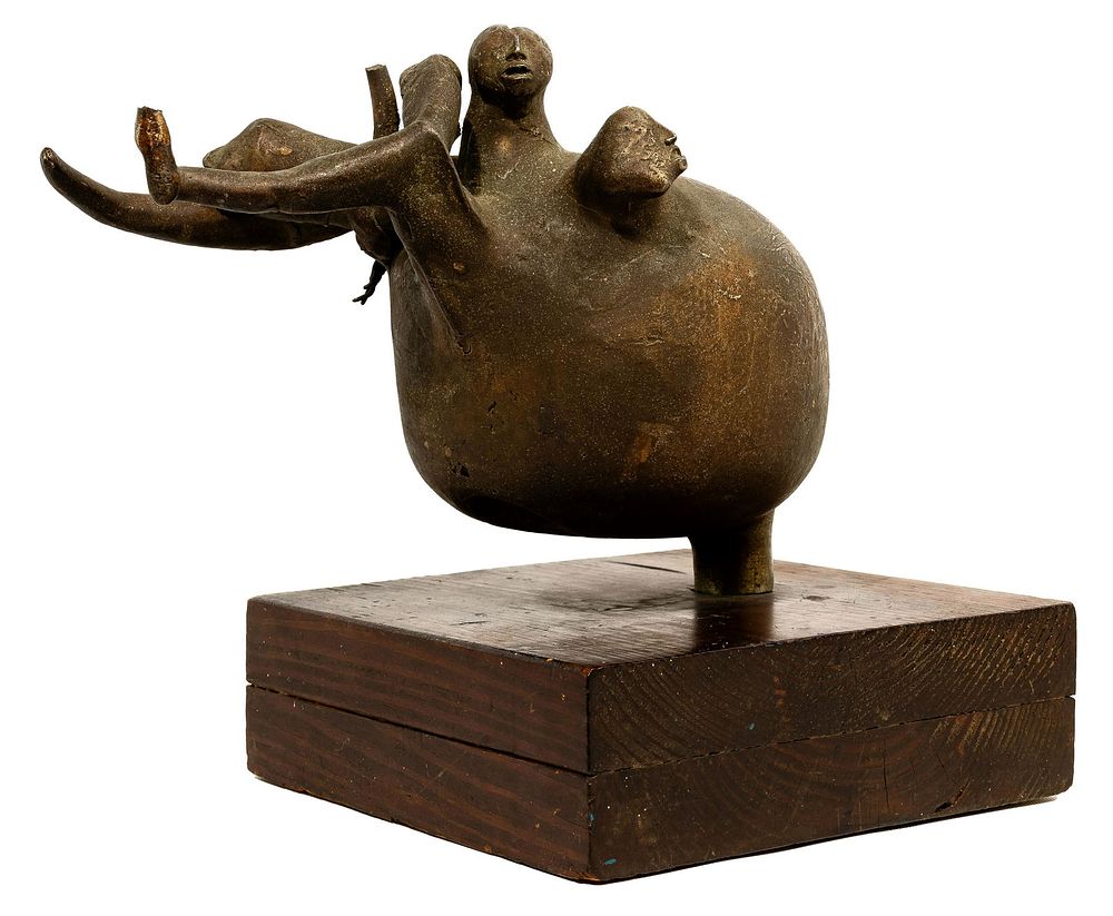 Lot 234: Unknown Artist Abstract Metal Sculpture