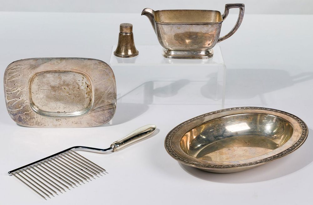 Lot 254: Sterling Silver Hollowware Assortment