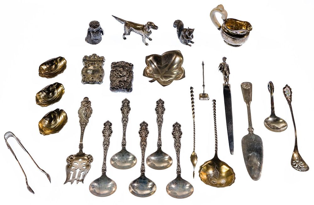 Lot 255: Designer Sterling Silver Object Assortment