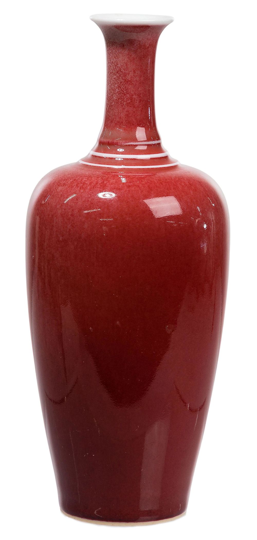Lot 305: Chinese Flambe Glazed Porcelain Vase