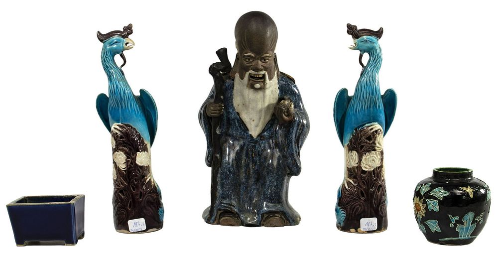Lot 306: Chinese Glazed Ceramic Assortment