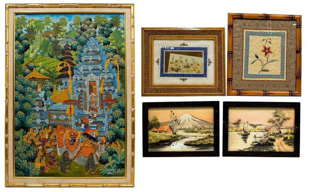 Lot 334: Asian Artwork Assortment