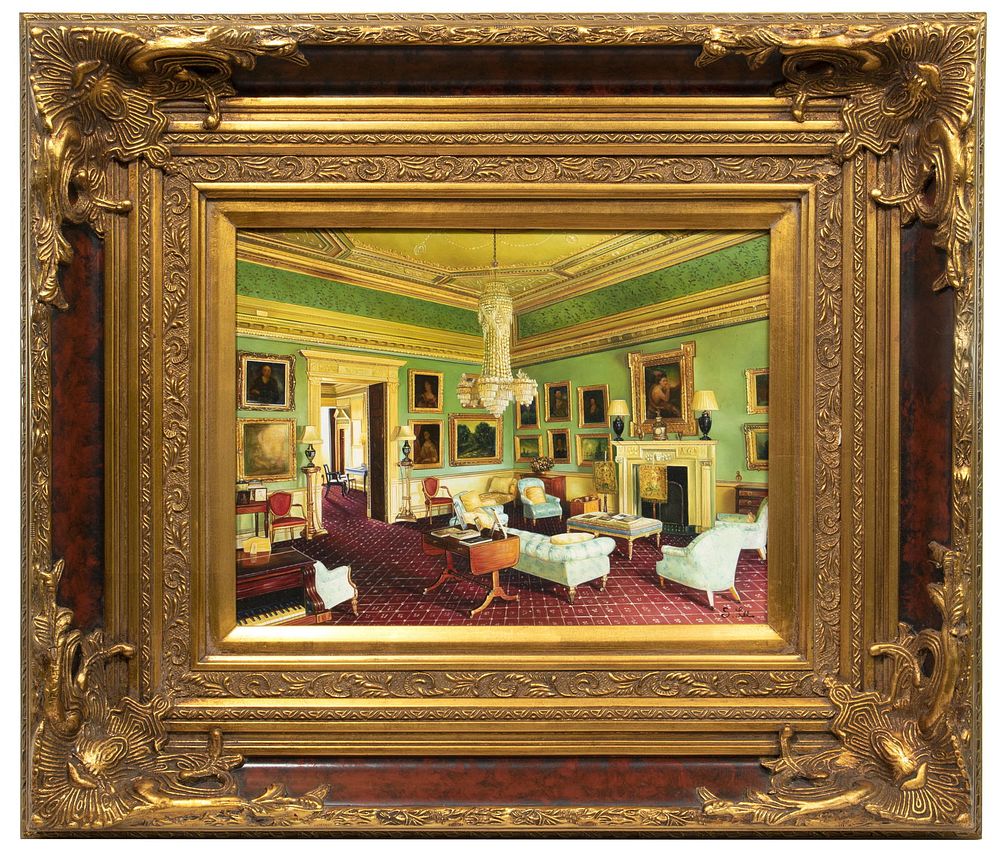 Lot 336: S. Lee (Chinese, b.1944) Oil on Board