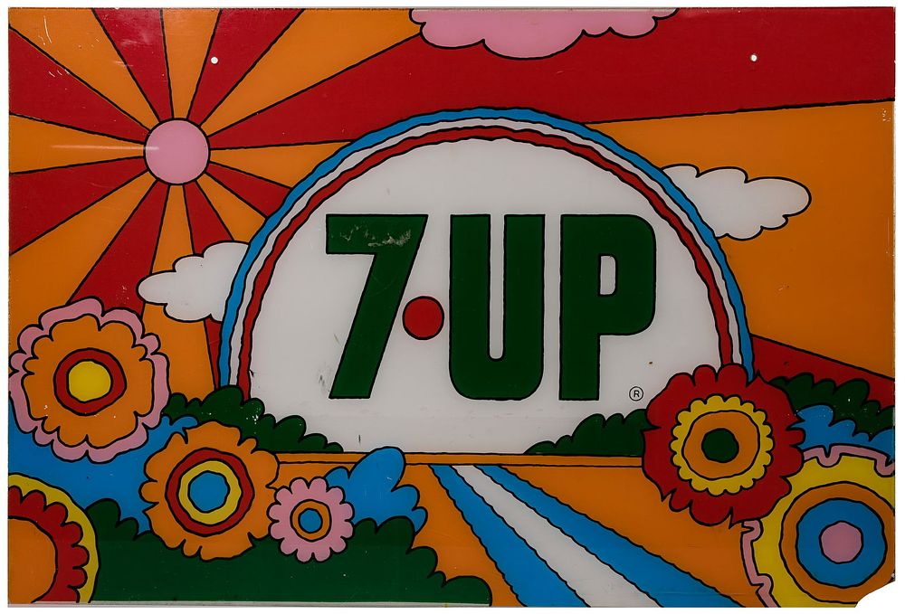 Lot 356: 'Uncola' Campaign 7-Up Advertising Sign