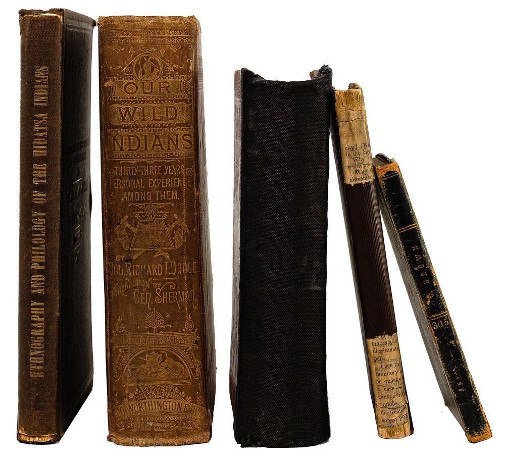 Lot 357: Antiquarian American Indian Book Assortment