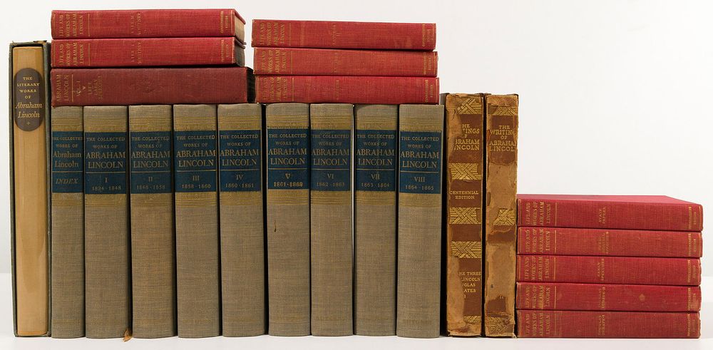 Lot 365: Lincoln Literary Work Book Assortment
