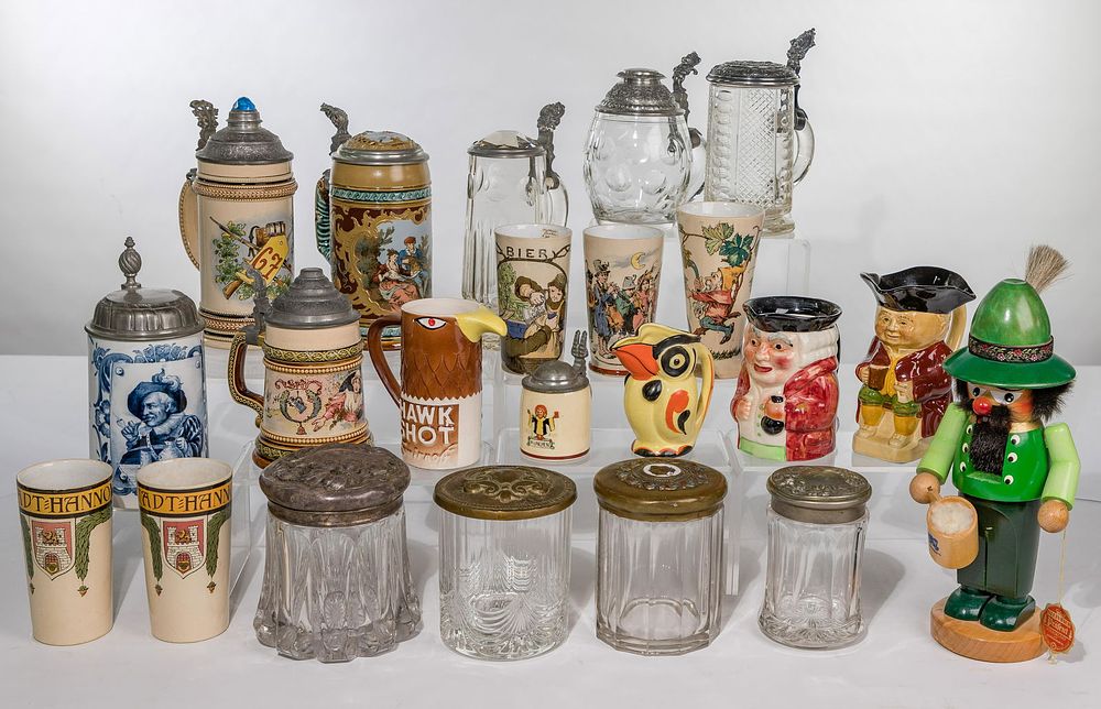 Lot 368: Stein and Cup Assortment