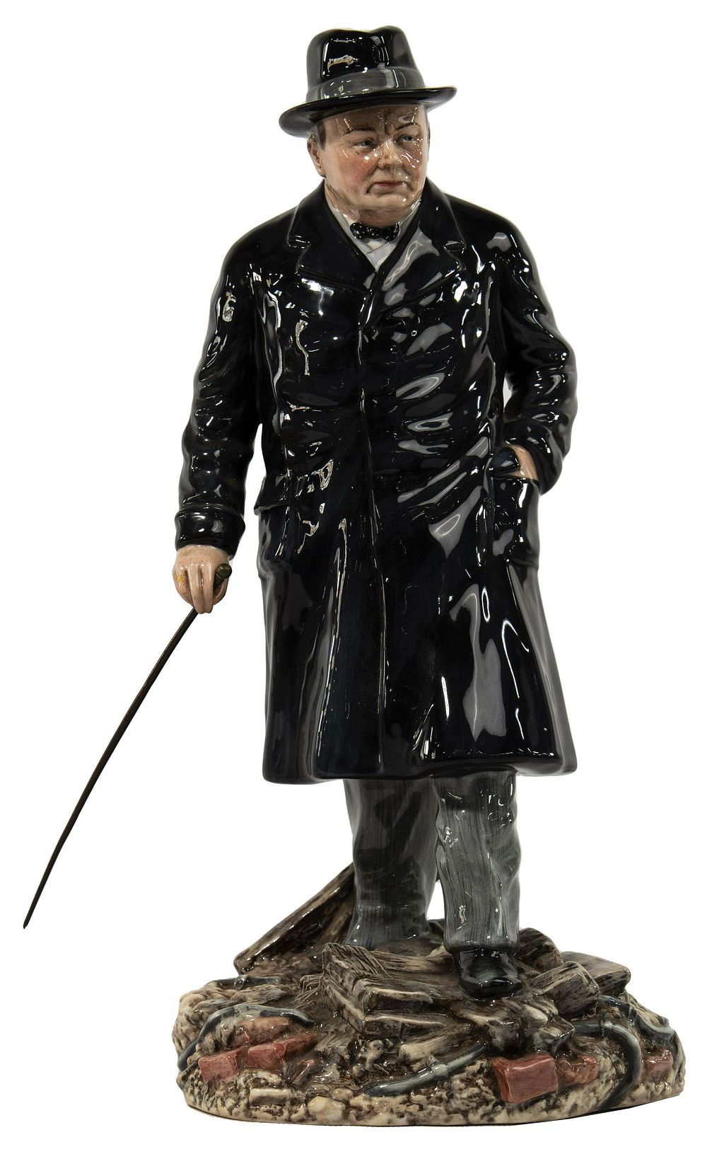 Lot 380: Royal Doulton 'Winston S. Churchill' Porcelain Figurine