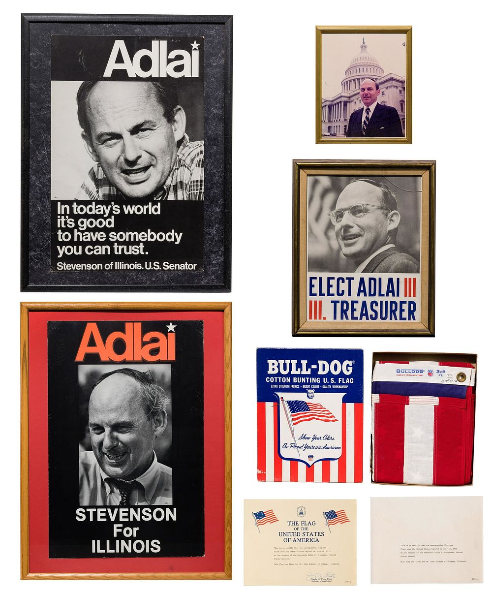 Lot 396: Adlai Stevenson Assortment