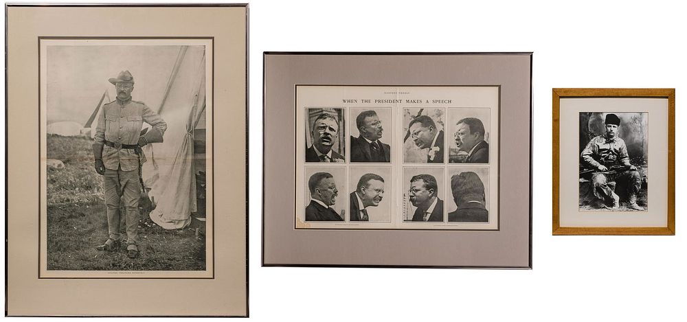 Lot 399: Roosevelt Black and White Image Assortment