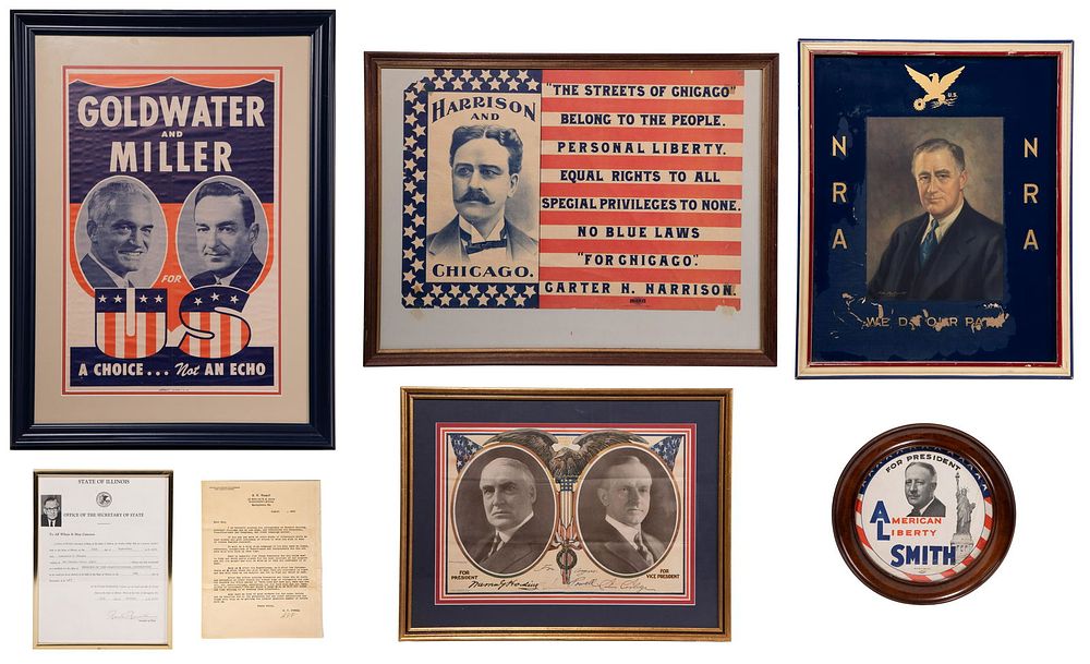 Lot 401: Campaign Poster Assortment