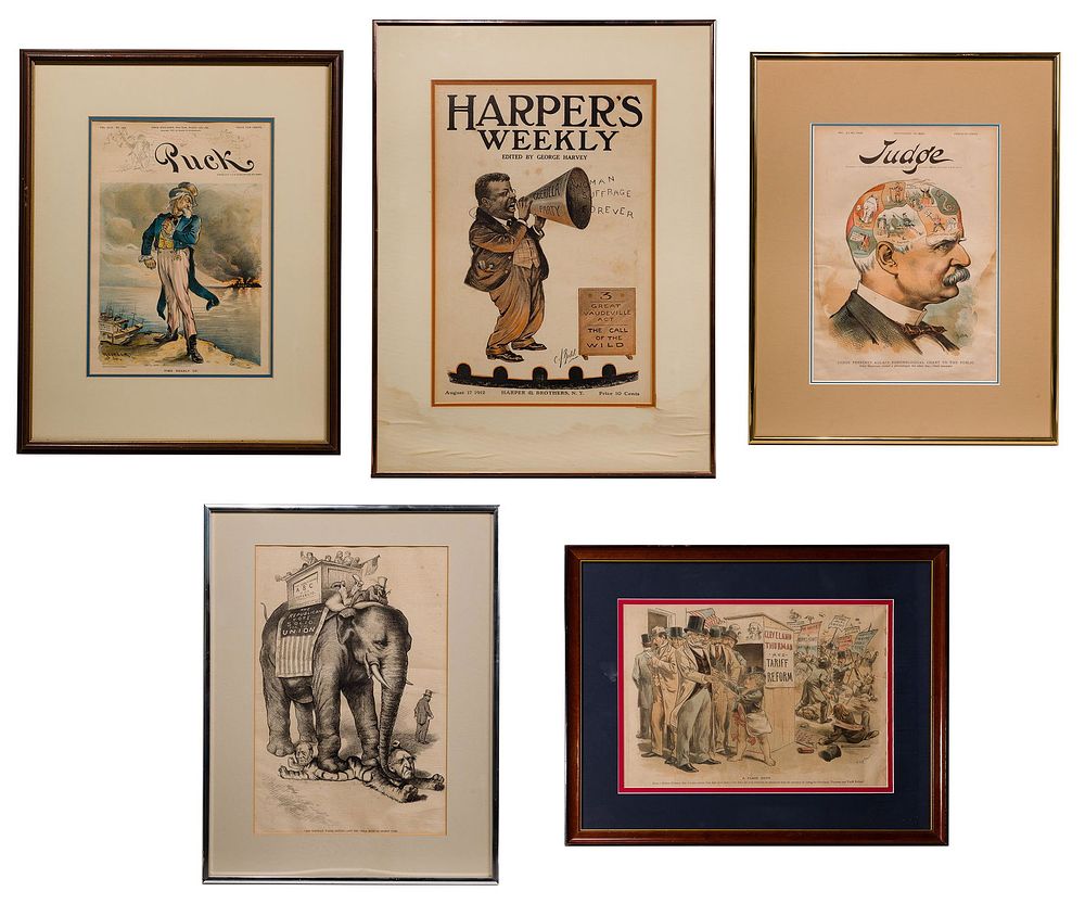 Lot 410: Political Cartoon Assortment