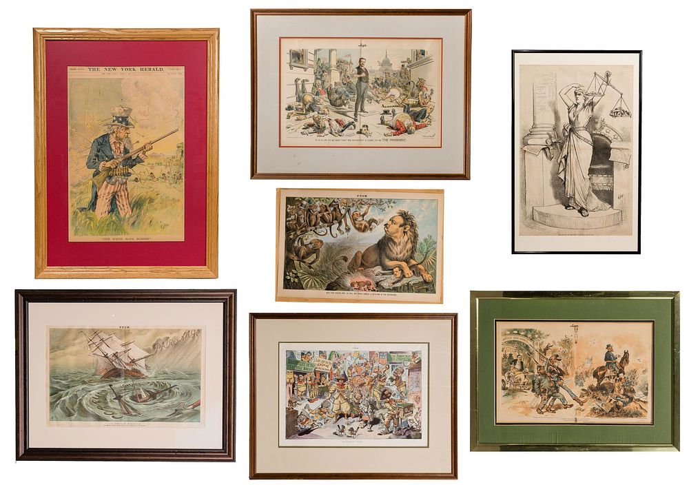 Lot 411: Political Cartoon Assortment