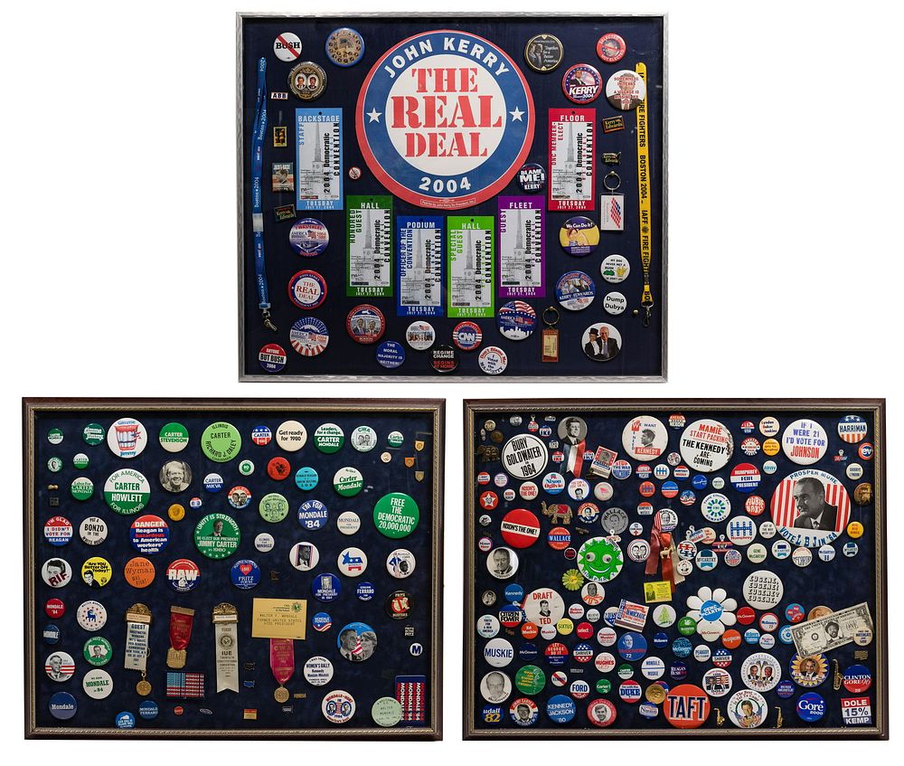 Lot 413: Political Pinback Assortment