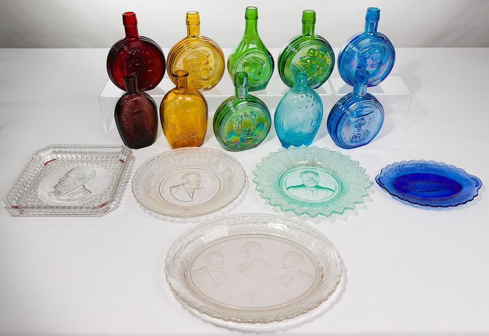 Lot 424: Political Souvenir Glass Assortment