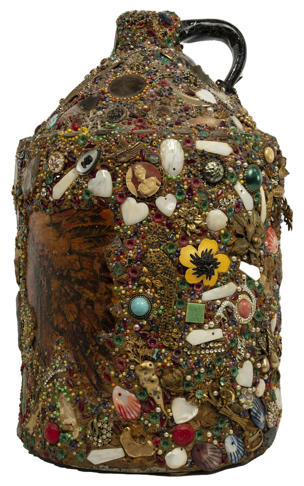 Lot 436: Folk Art Memory Jug