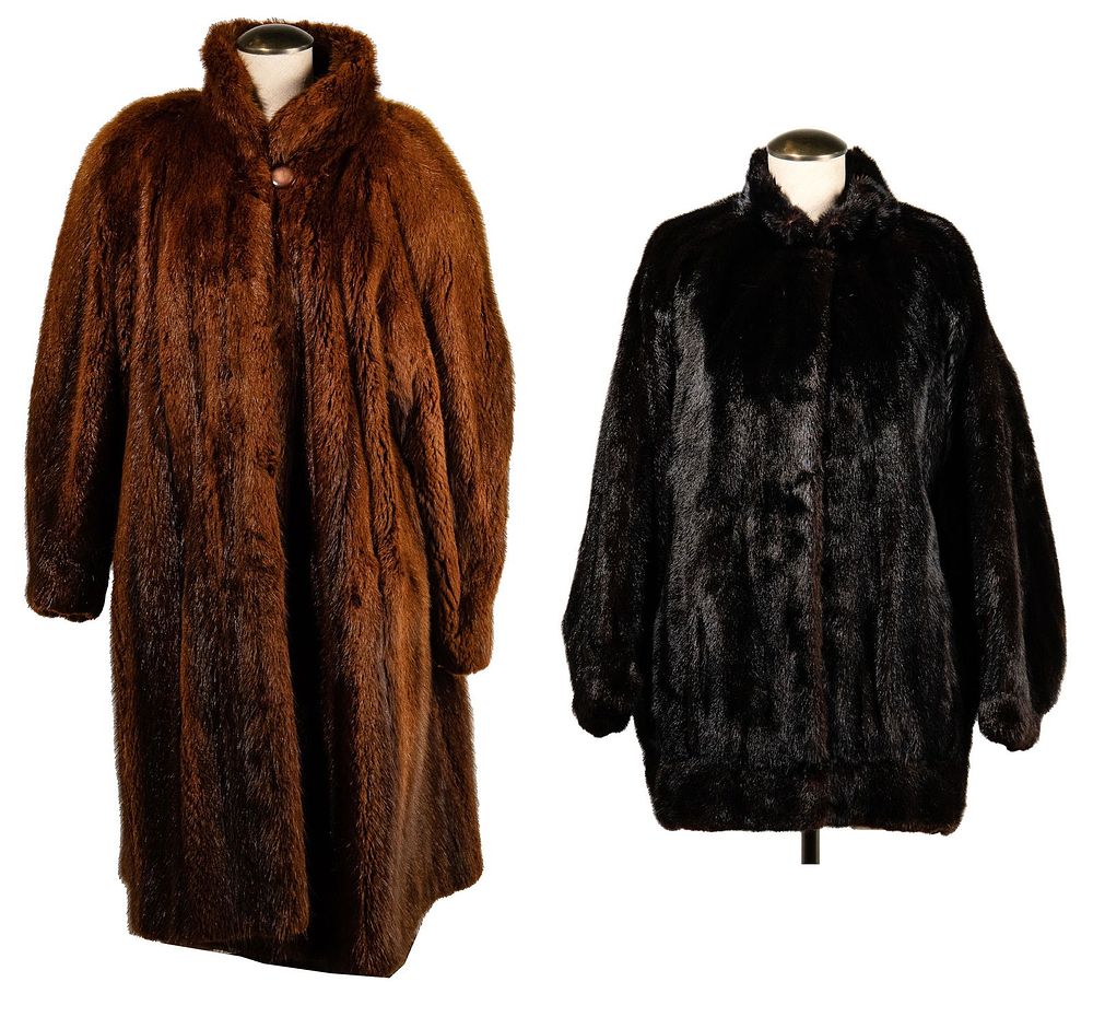 Lot 442: Mink Fur Coats