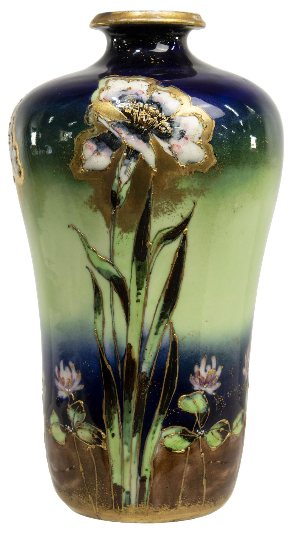 Lot 461: Turn Teplitz Amphora Pottery Vase