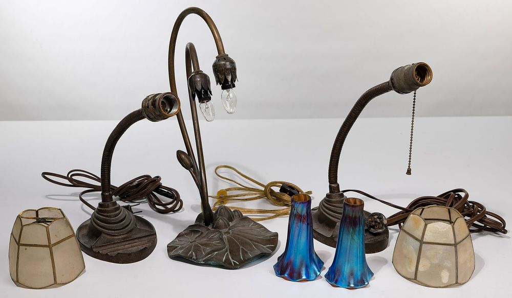 Lot 489: Metal Lamp Assortment