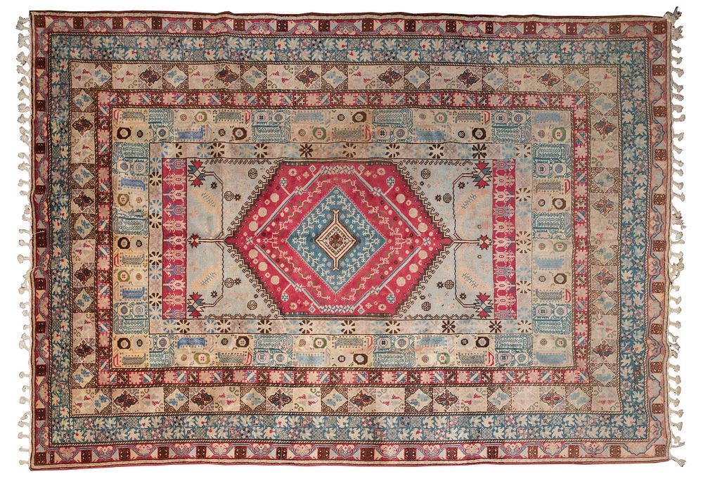 Lot 507: Moroccan Wool Rug