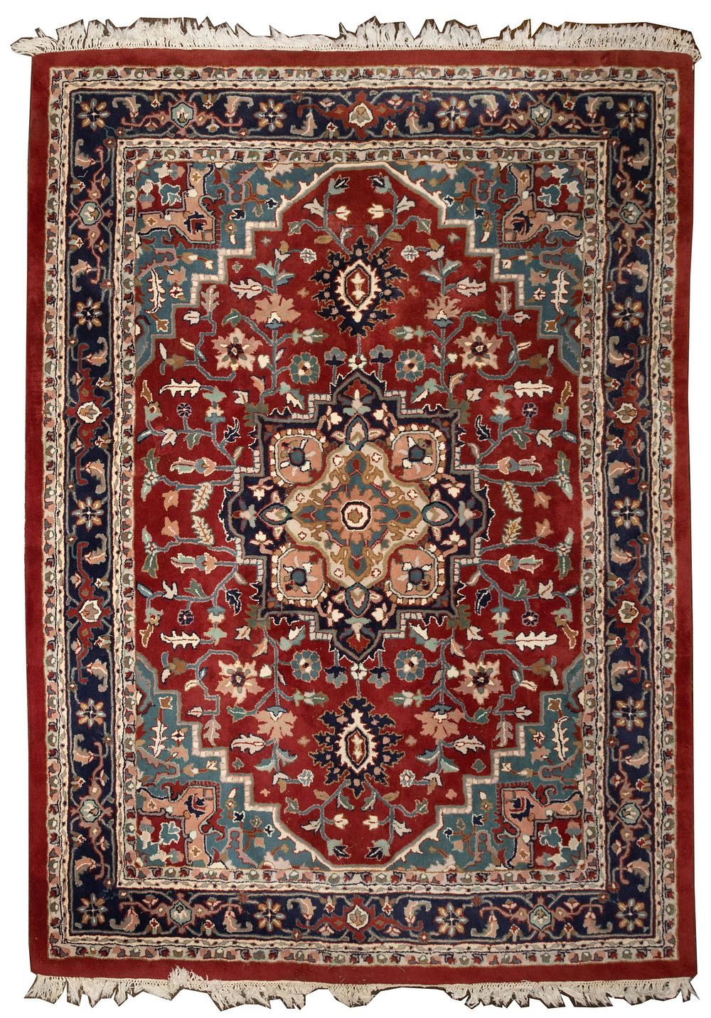 Lot 516: Heriz Style Room Size Wool Rug