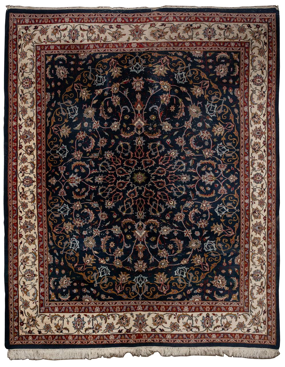 Lot 517: Kashan Persian Wool Rug