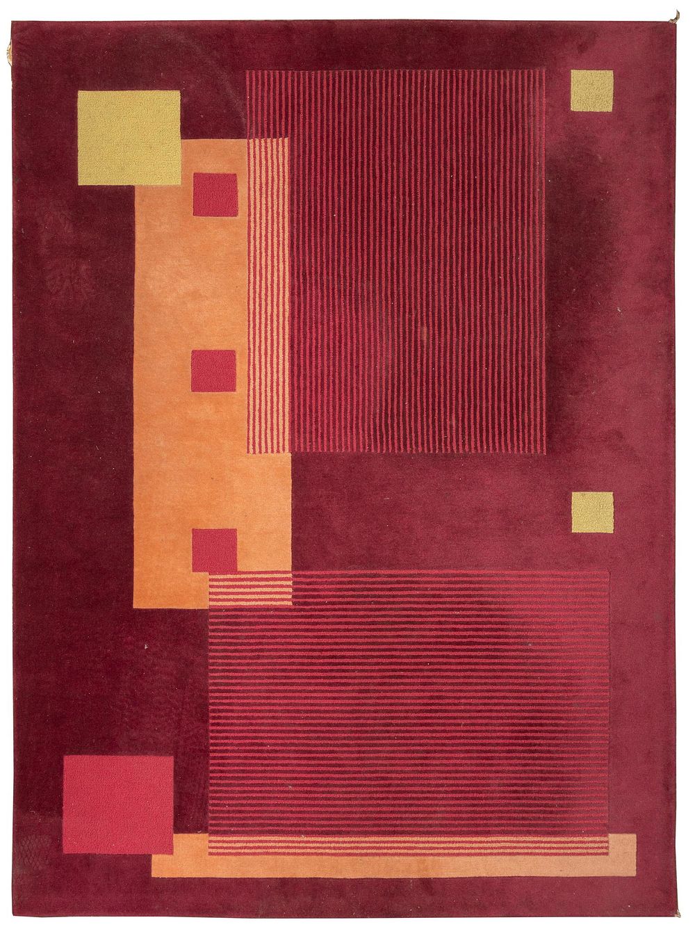 Lot 518: Modern Wool Area Rug