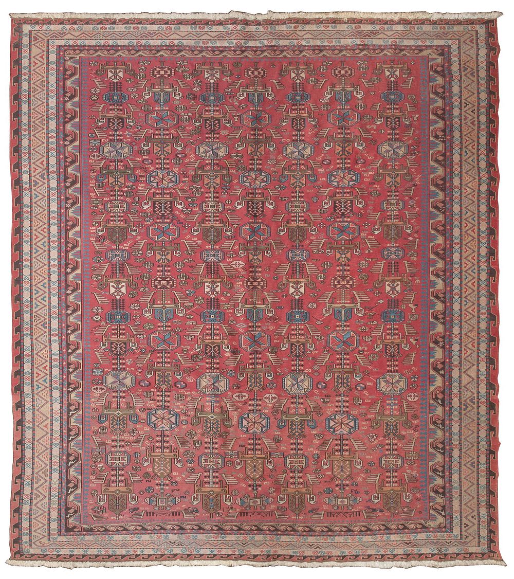 Lot 523: Persian Sumakh Flat Weave Room Size Rug
