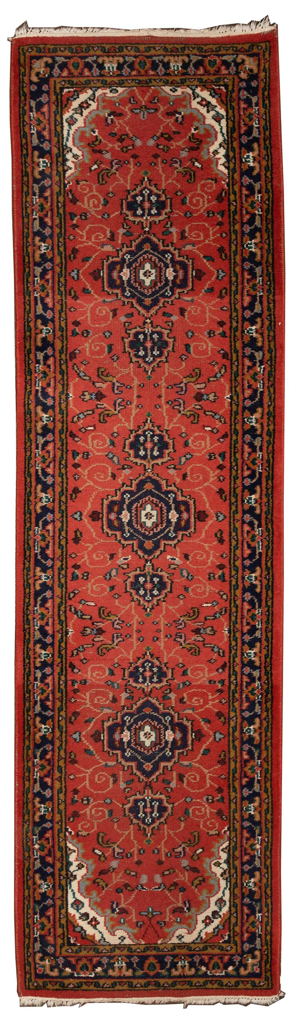 Lot 526: Tabriz Wool Runner Rug