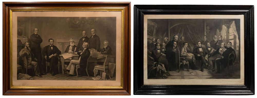 Lot 529: 19th Century British and American Political Engravings
