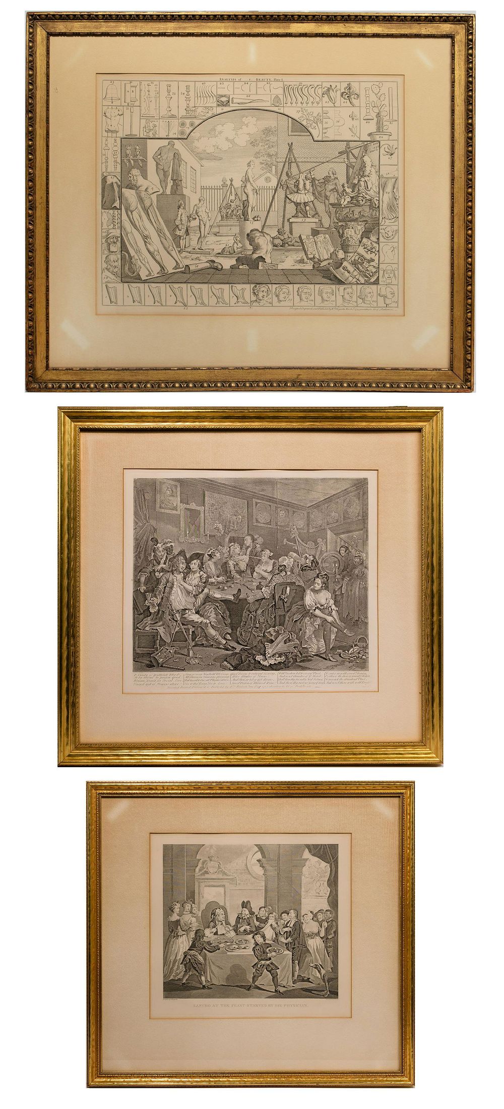 Lot 530: William Hogarth (British, 1697-1764) Engraving Collection