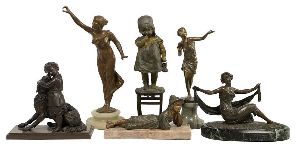 Lot 541: Metal Statuary Assortment