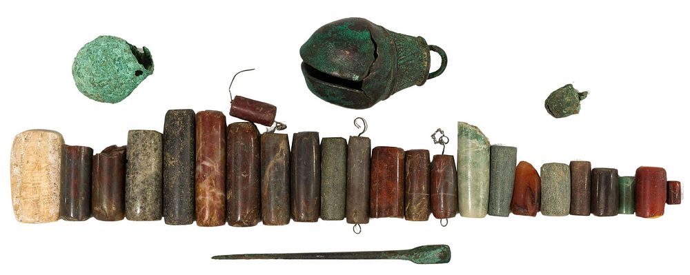 Lot 567: Pre-Columbian Style Tube Bead Assortment