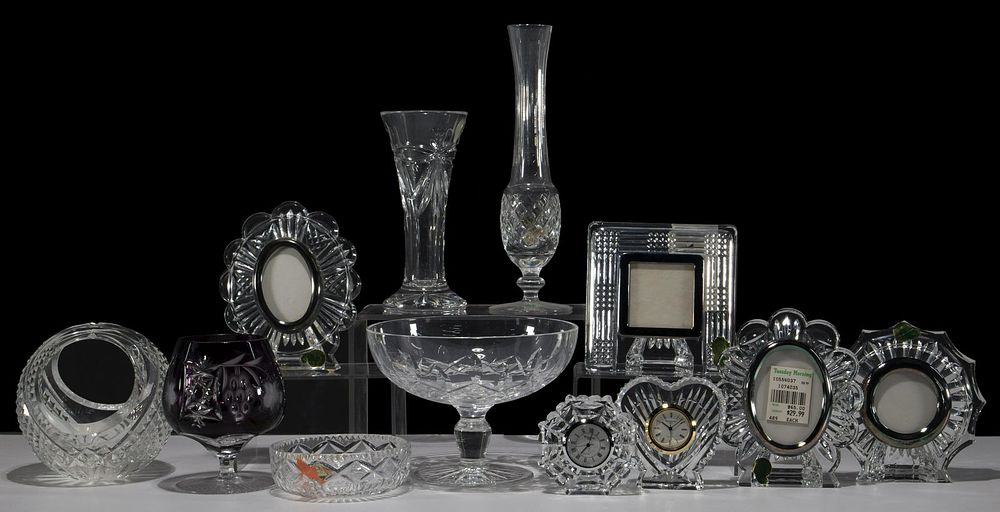 Lot 585: Waterford and Royal Doulton Crystal Assortment